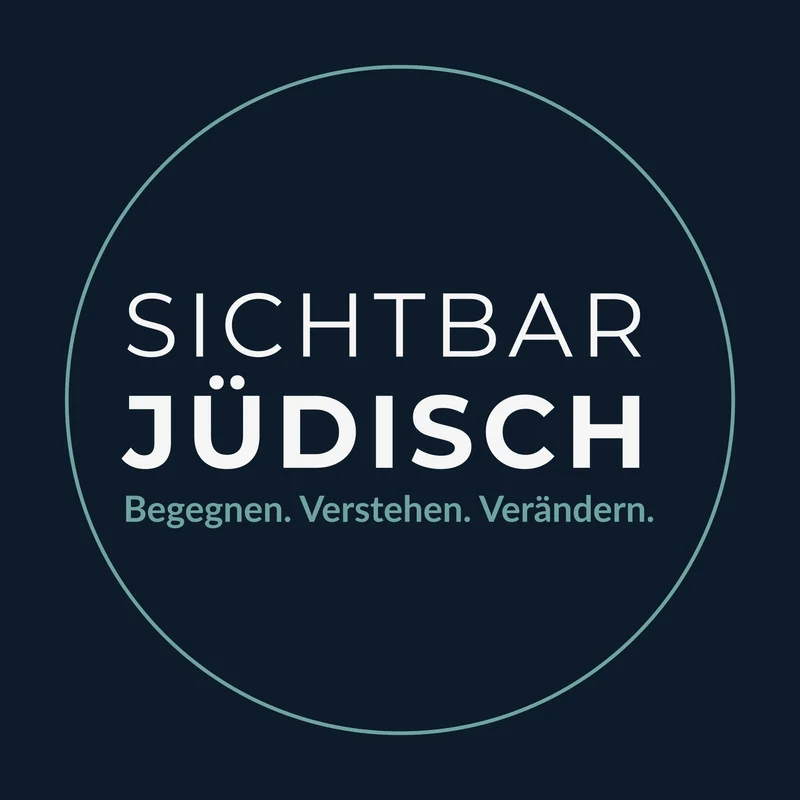 Projektlogo „Sichtbar jüdisch – Begegnen. Verstehen. Verändern.“